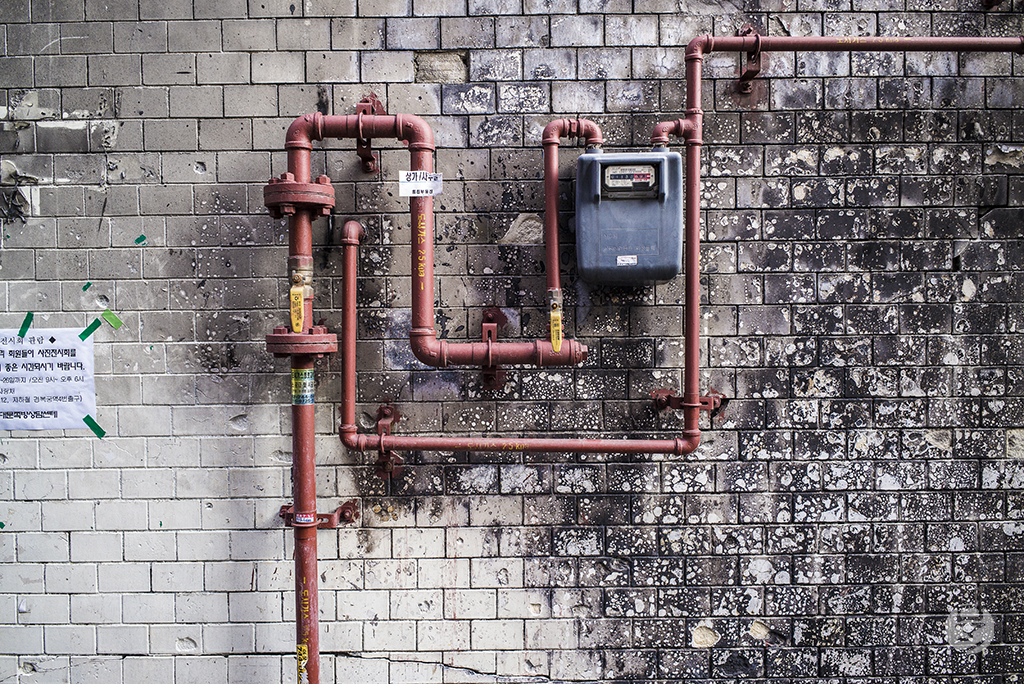 Rue de Séoul, Corée du Sud, photographie de Romain Guélat