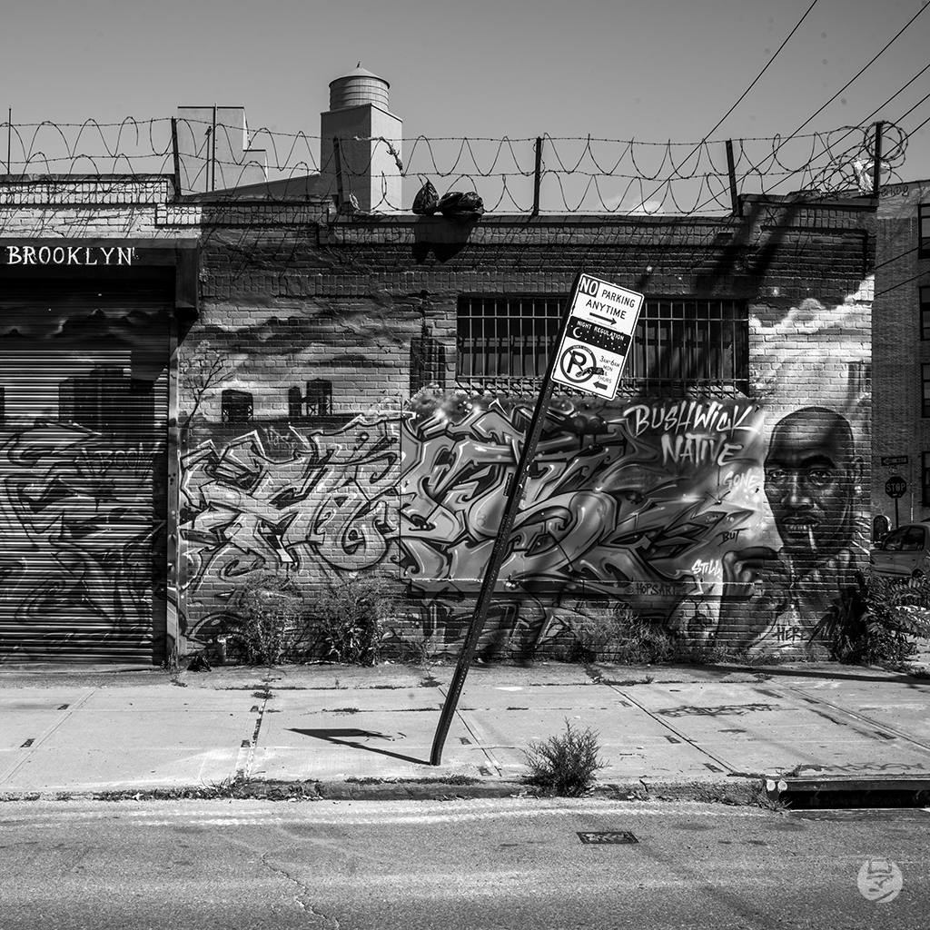 Graffitis de Brooklyn, USA, photographie de Romain Guélat