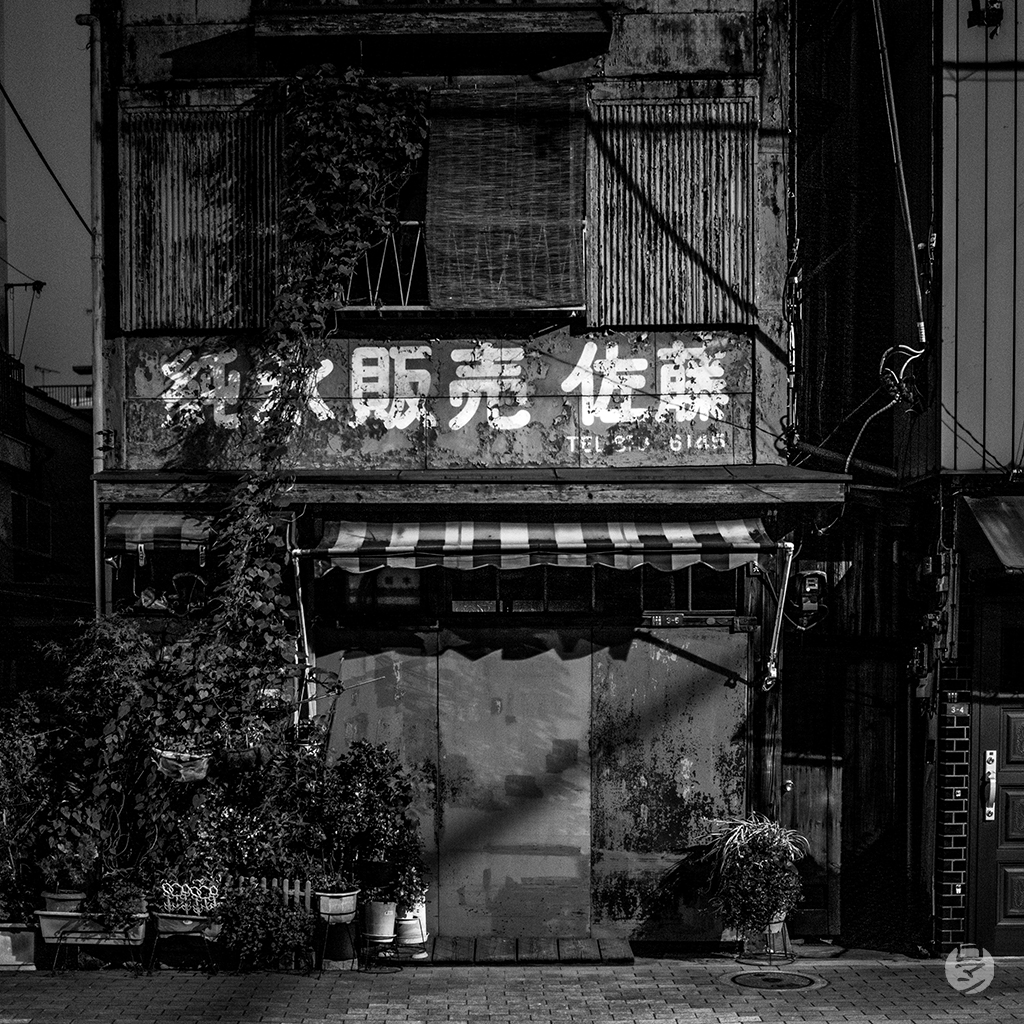 Rue de Tokyo la nuit, Japon, photographie de Romain Guélat