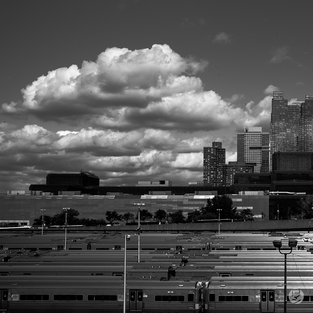 Gare et trains, New York, USA, photographie de Romain Guélat