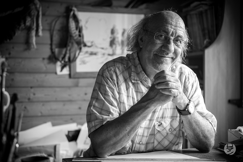 Portrait de Derib, photographie de Romain Guélat